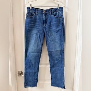Wit & Wisdom Ab Solution Raw Hem Straight Leg Jeans